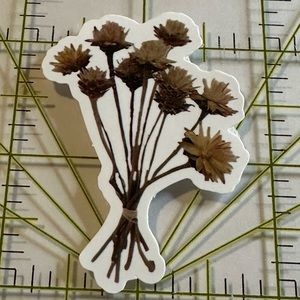 •Brand New• Flowers Aesthetic Waterproof Sticker